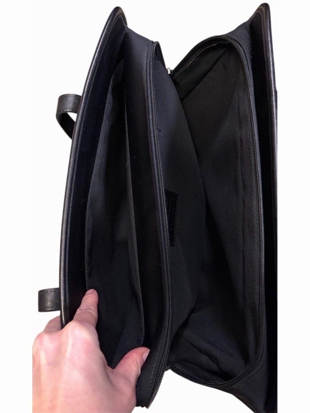 Coach Vintage 1998 Black Neoprene And Leather Laptop Tote Bag - Picture 9 of 10
